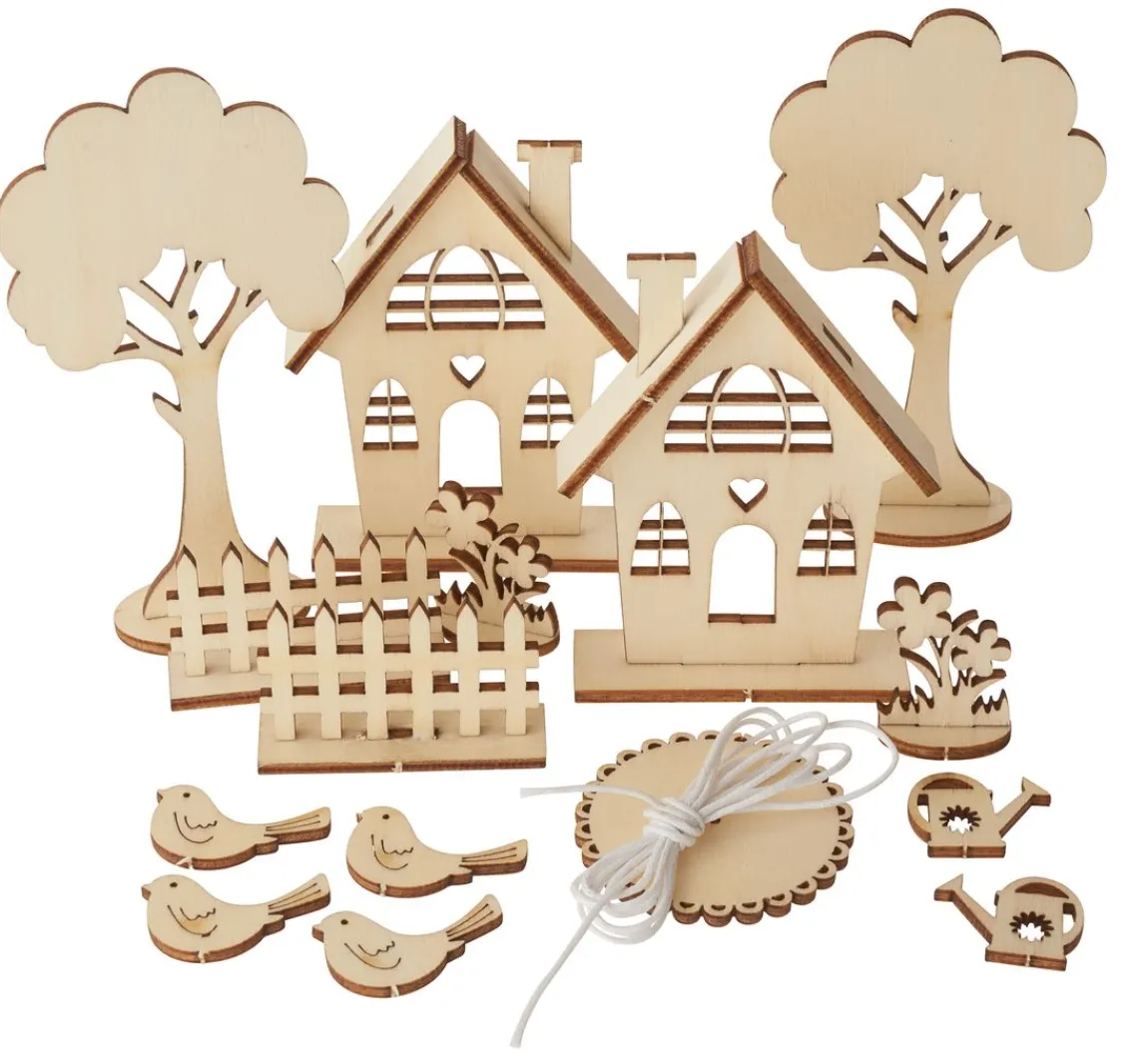Hot Rayher Holzbausatz "Gartenhäuser"