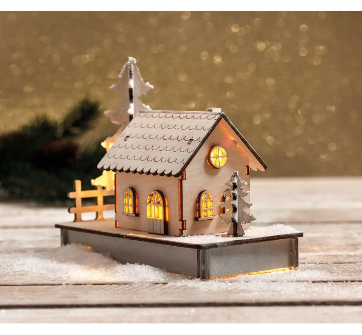 Outlet Rayher Holzbausatz "Lichterhaus"