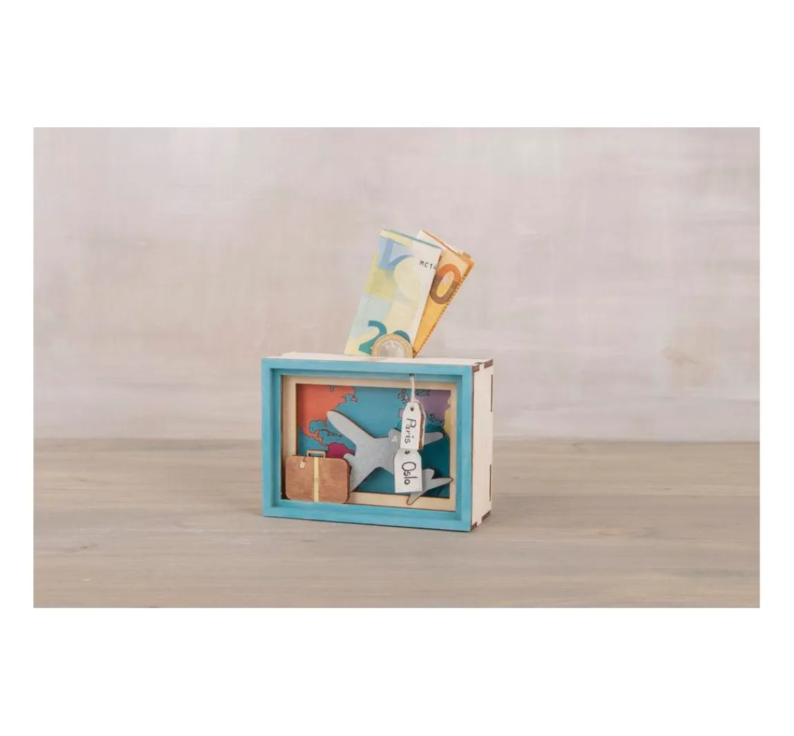 Clearance Rayher Holzbausatz Spardose "Journey"