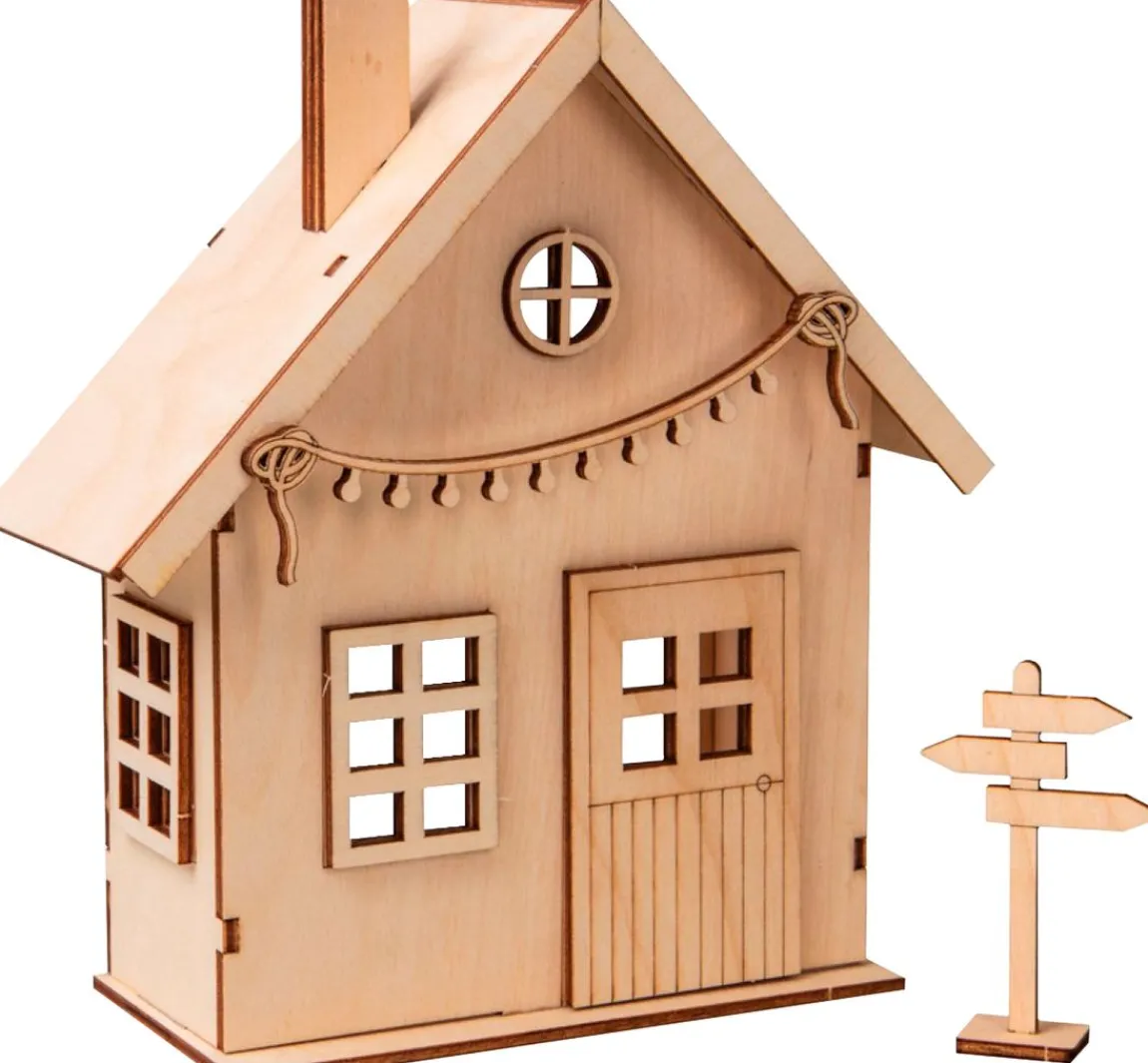 Outlet Rayher Holzbausatz "Wichtelhaus"