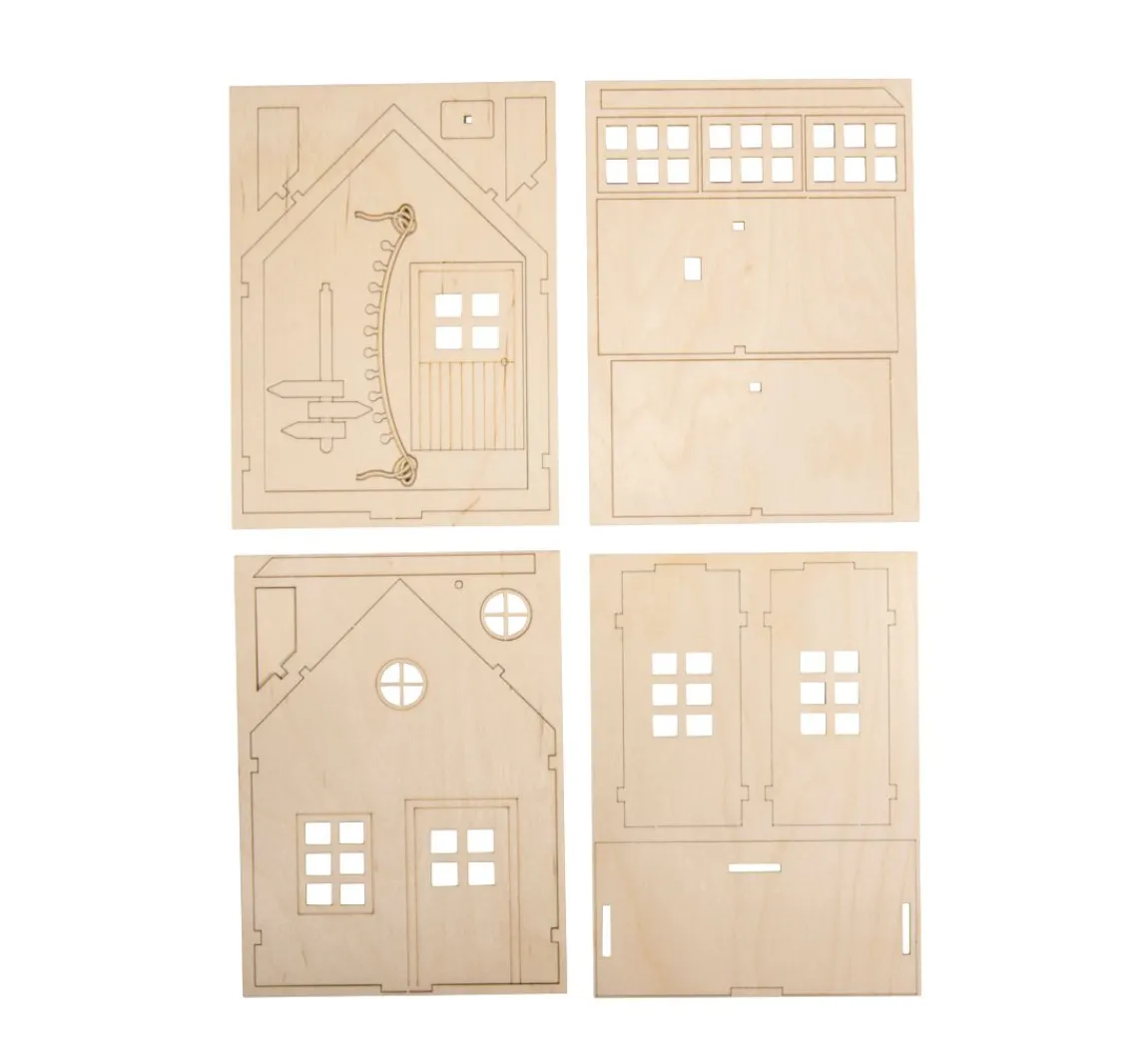 Outlet Rayher Holzbausatz "Wichtelhaus"