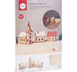 Sale Rayher Holzbausatz-Lichterdorf, 84-tlg.