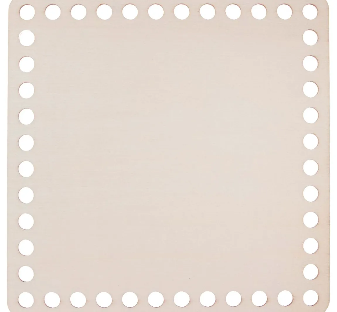New stafil Holzboden für Häkelkorb "Quadrat"