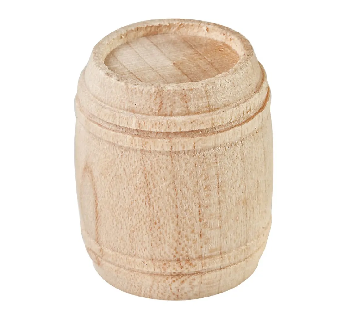 Discount VBS Holzfass mit 4 Ringen