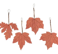 New ohne Marke Holz-Herbstlaub mit Anhänger
