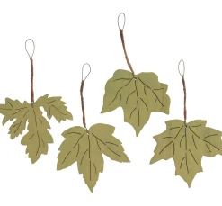 New ohne Marke Holz-Herbstlaub mit Anhänger