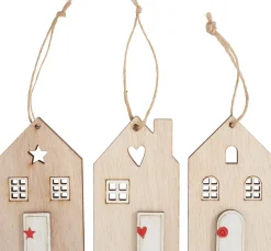 Discount ohne Marke Holz-Häuser zum Hängen
