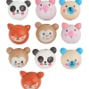 Clearance folia Holzkugeln mit Gesicht "Cute Animals"