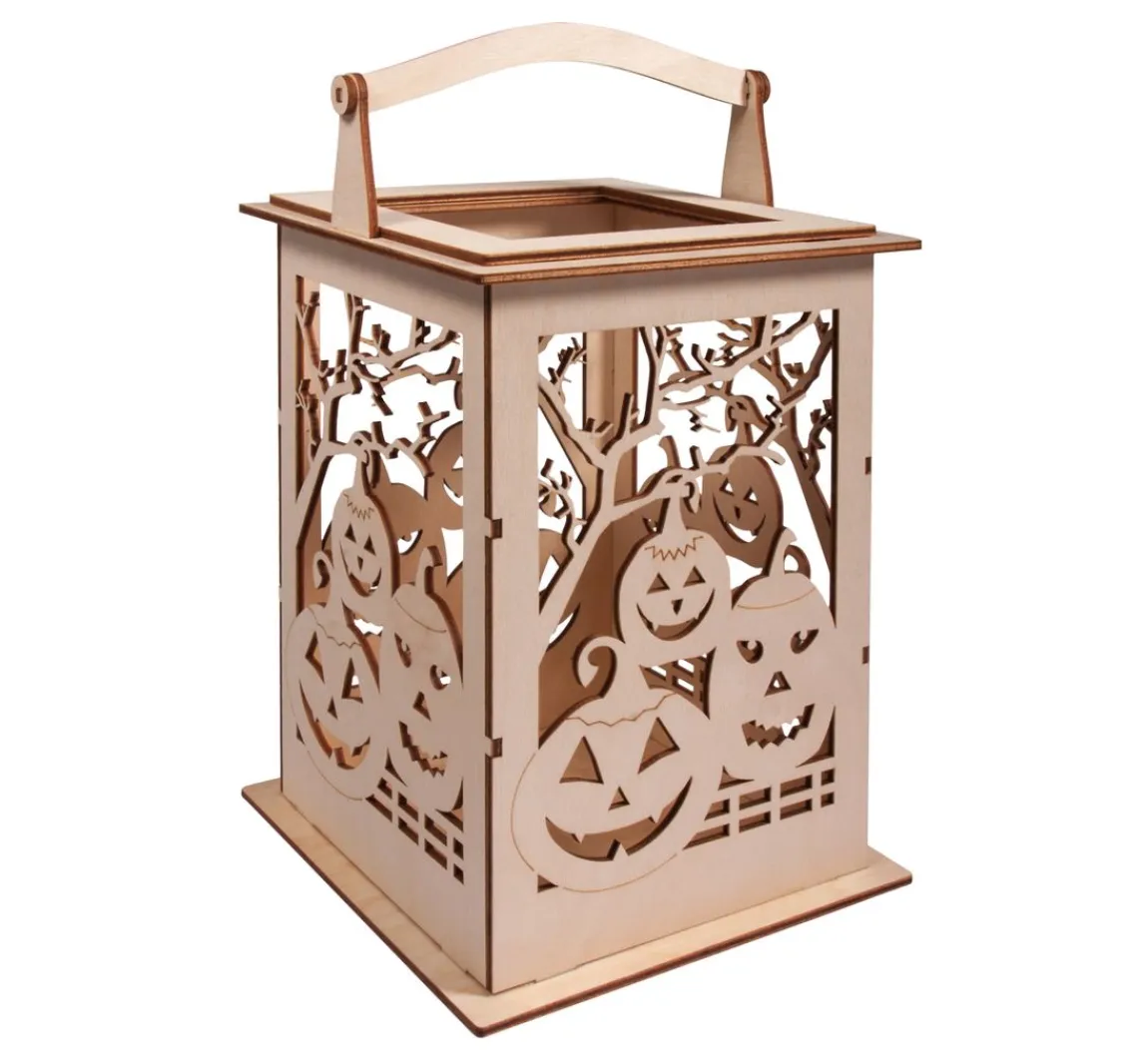 Best Rayher Holz-Laterne "Halloween", Bausatz