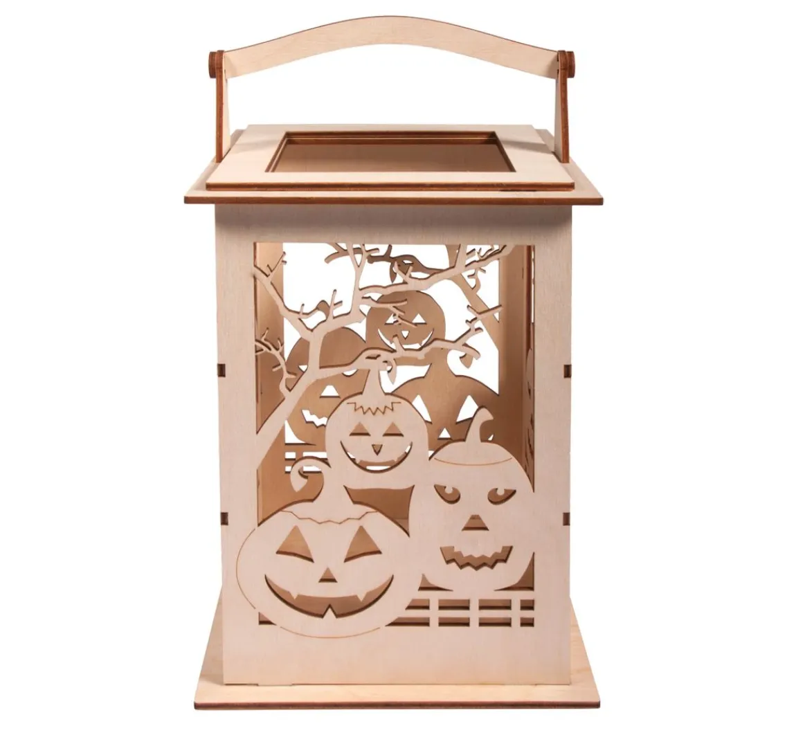 Best Rayher Holz-Laterne "Halloween", Bausatz