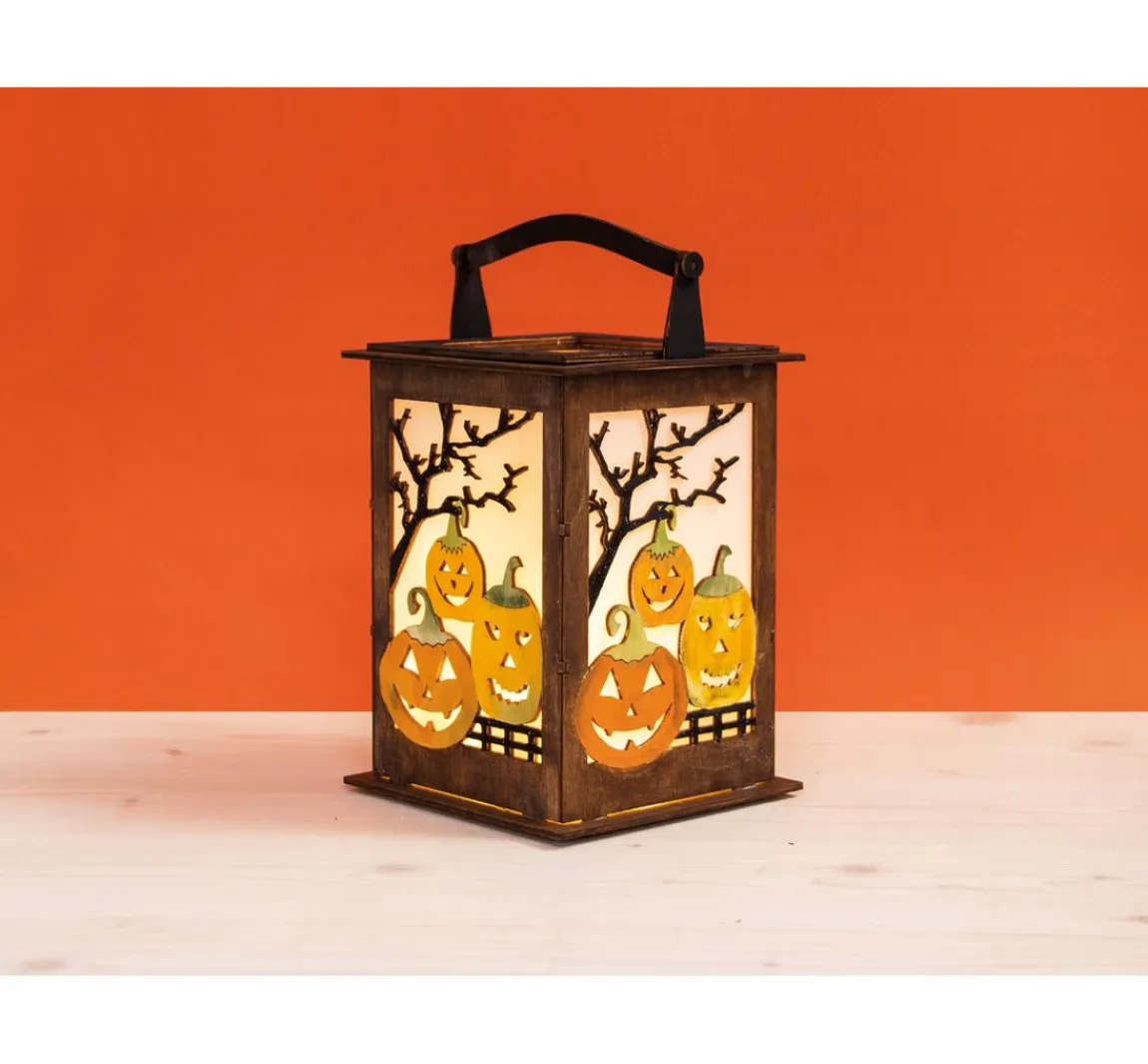 Best Rayher Holz-Laterne "Halloween", Bausatz