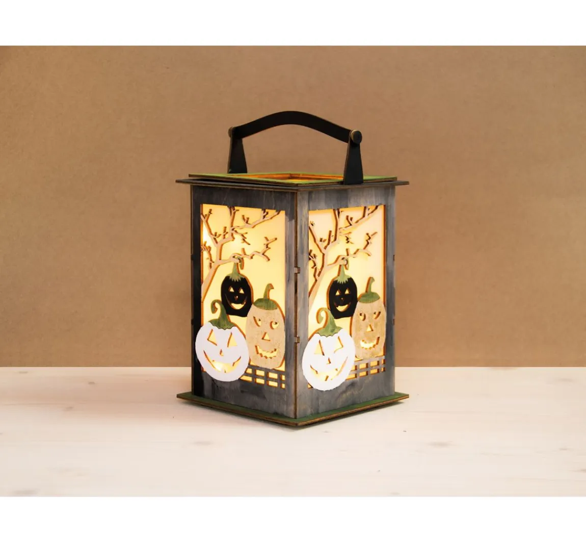 Best Rayher Holz-Laterne "Halloween", Bausatz