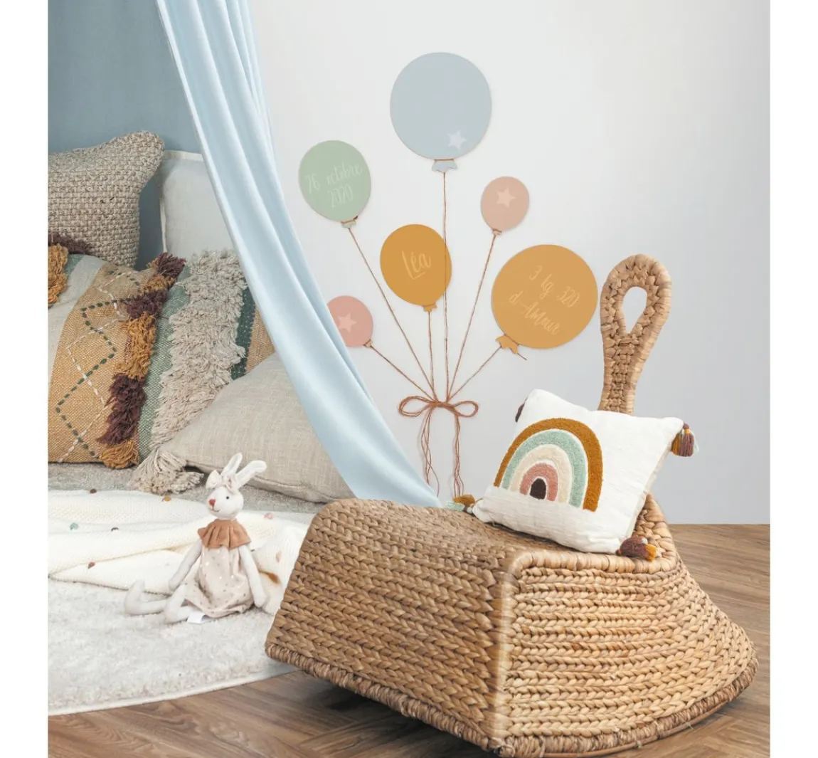 Sale Graine Creative Holz-Luftballon, 6er Set