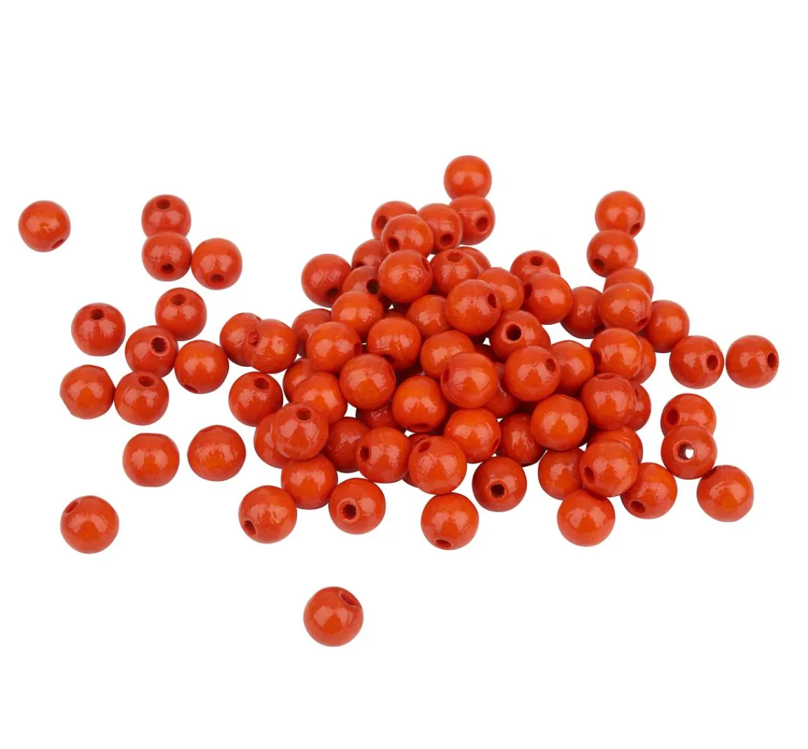 Best Meyco Holzperlen, Ø 8 mm, 85 Stück