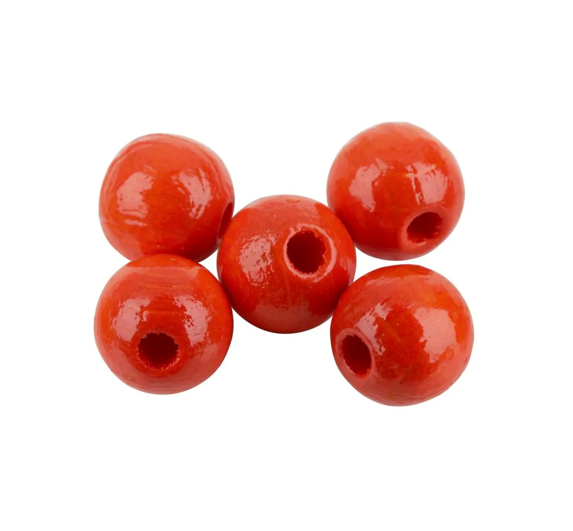 Best Meyco Holzperlen, Ø 8 mm, 85 Stück