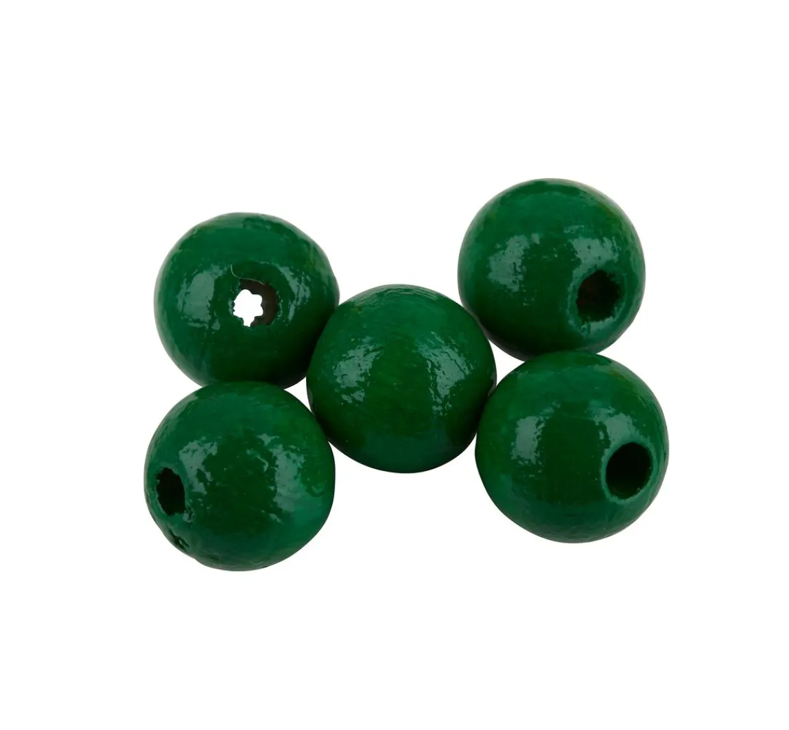 Best Meyco Holzperlen, Ø 8 mm, 85 Stück