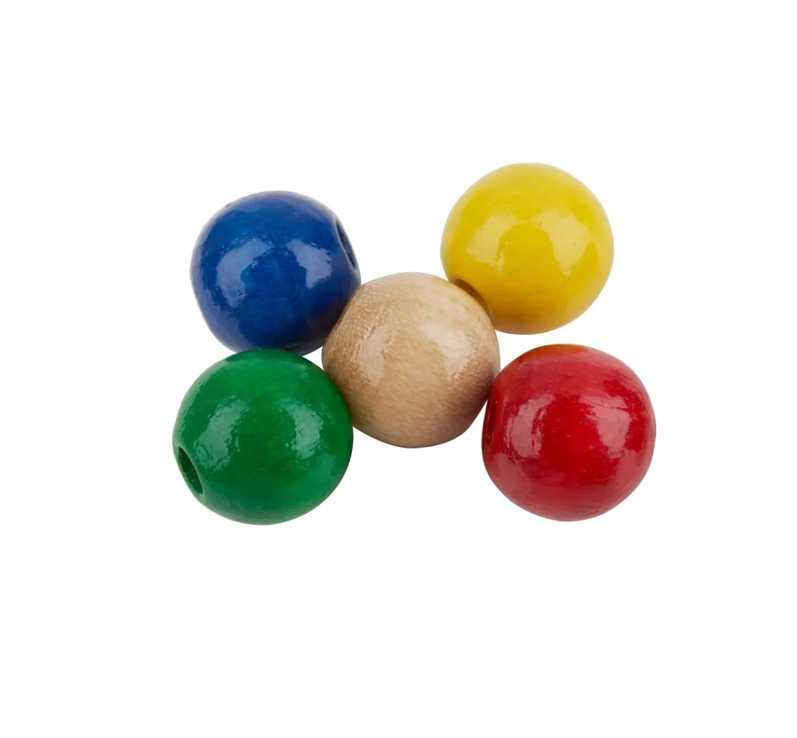 Best Meyco Holzperlen, Ø 8 mm, 85 Stück
