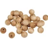 Discount KNORR prandell Holzperlen, Ø 12 mm, 30 Stück