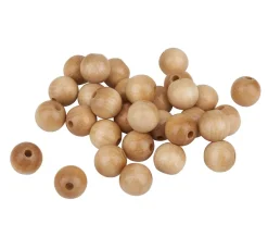 Discount KNORR prandell Holzperlen, Ø 12 mm, 30 Stück