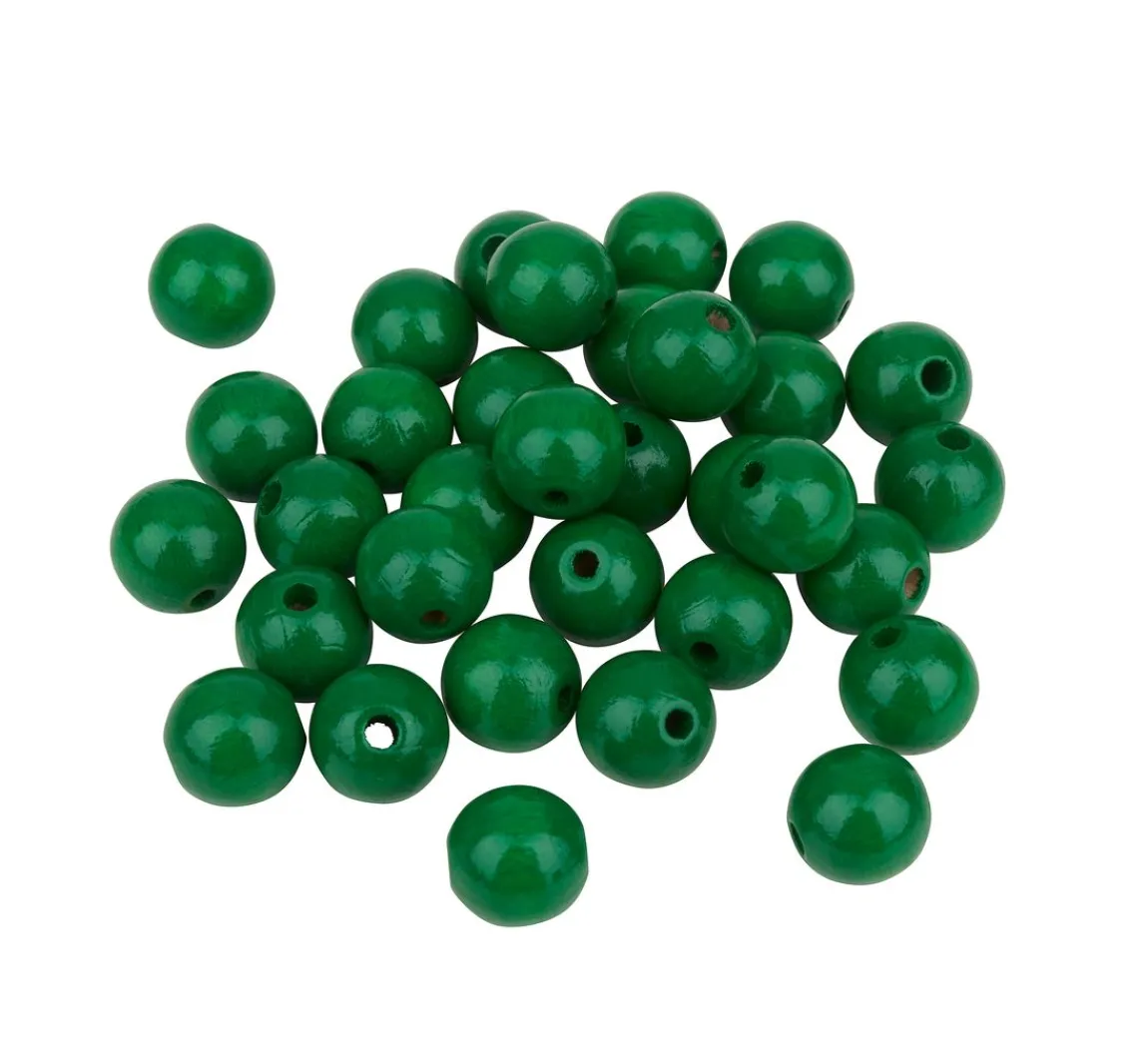 Discount KNORR prandell Holzperlen, Ø 12 mm, 30 Stück
