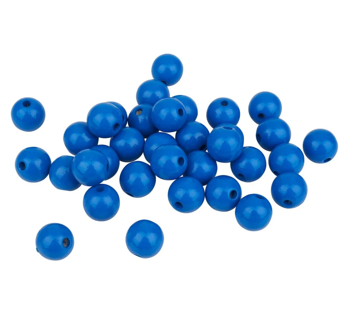 Discount KNORR prandell Holzperlen, Ø 12 mm, 30 Stück