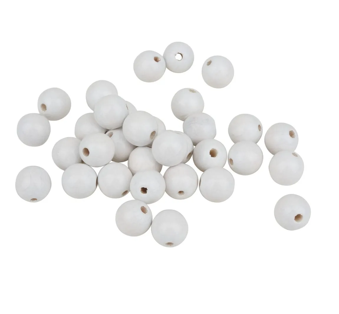 Discount KNORR prandell Holzperlen, Ø 12 mm, 30 Stück