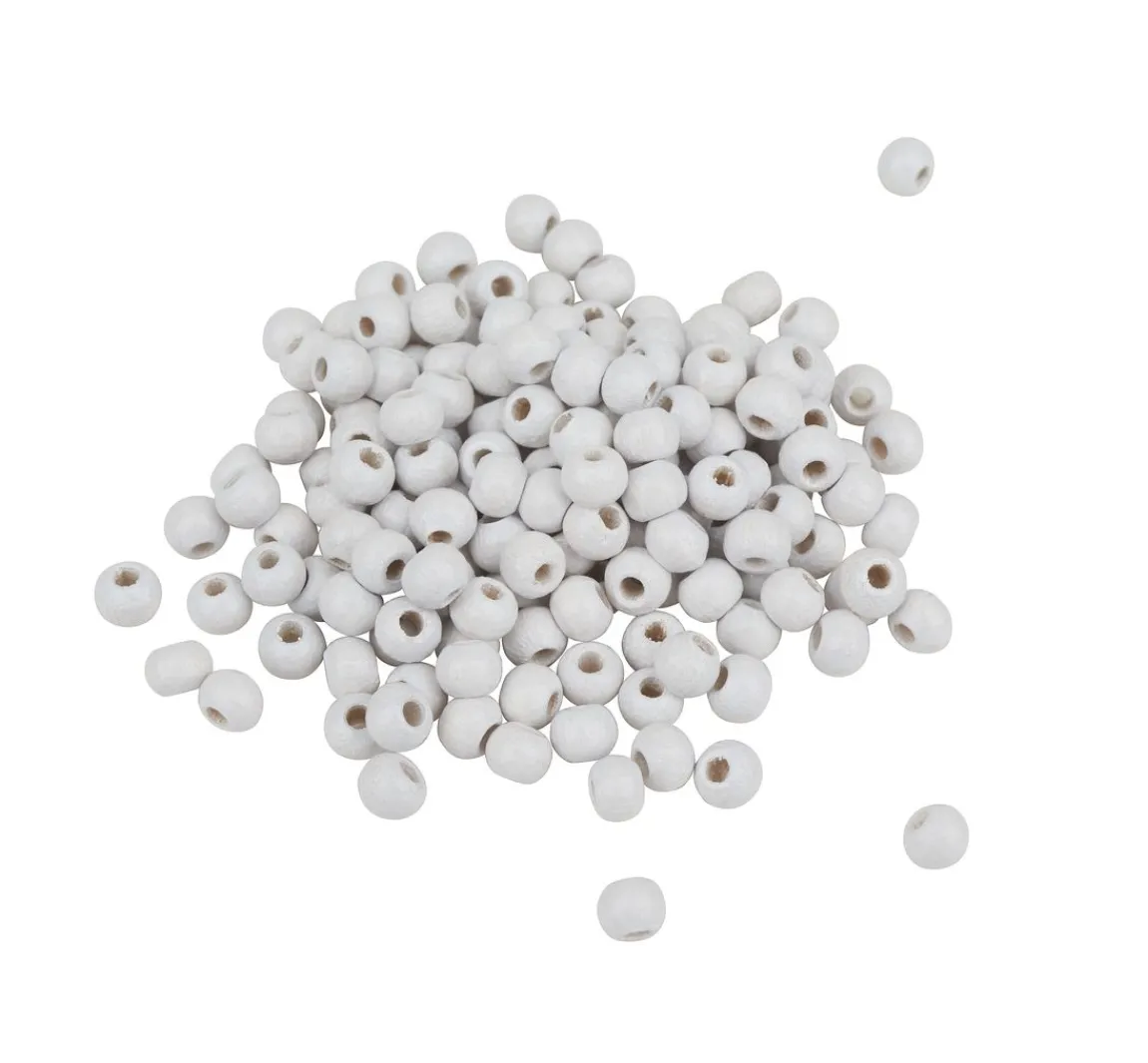 Outlet Meyco Holzperlen, Ø 4 mm, ca. 165 Stück