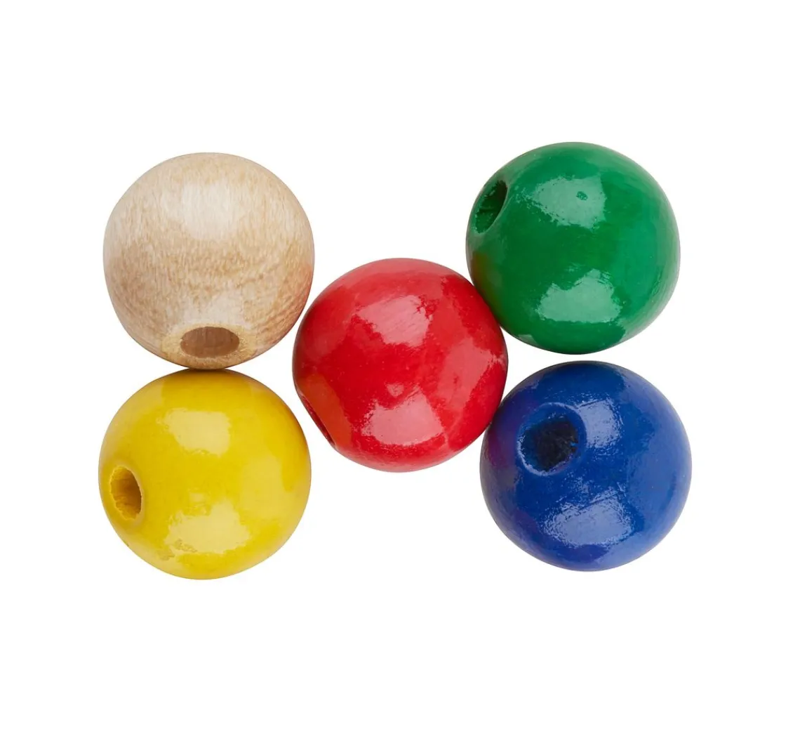 Sale KNORR prandell Holzperlen, Ø 10 mm, ca. 50 Stück