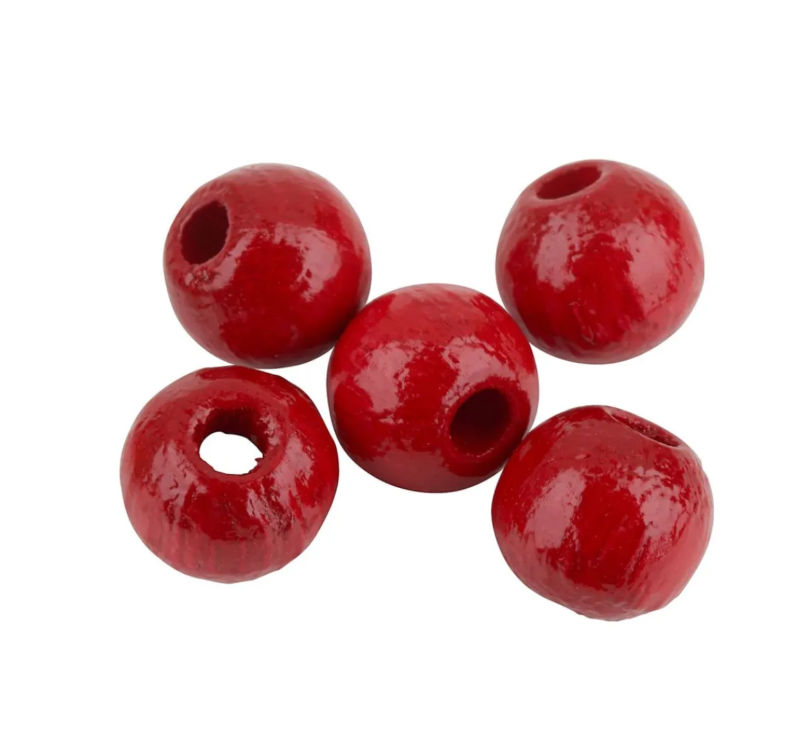 Discount KNORR prandell Holzperlen, Ø 6mm, ca. 125 Stück