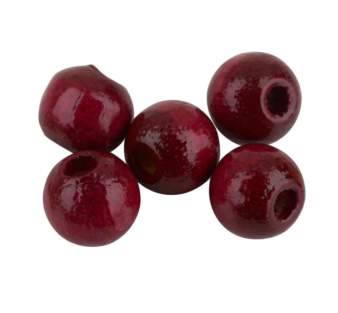 Discount KNORR prandell Holzperlen, Ø 6mm, ca. 125 Stück