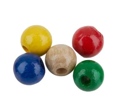 Discount KNORR prandell Holzperlen, Ø 6mm, ca. 125 Stück