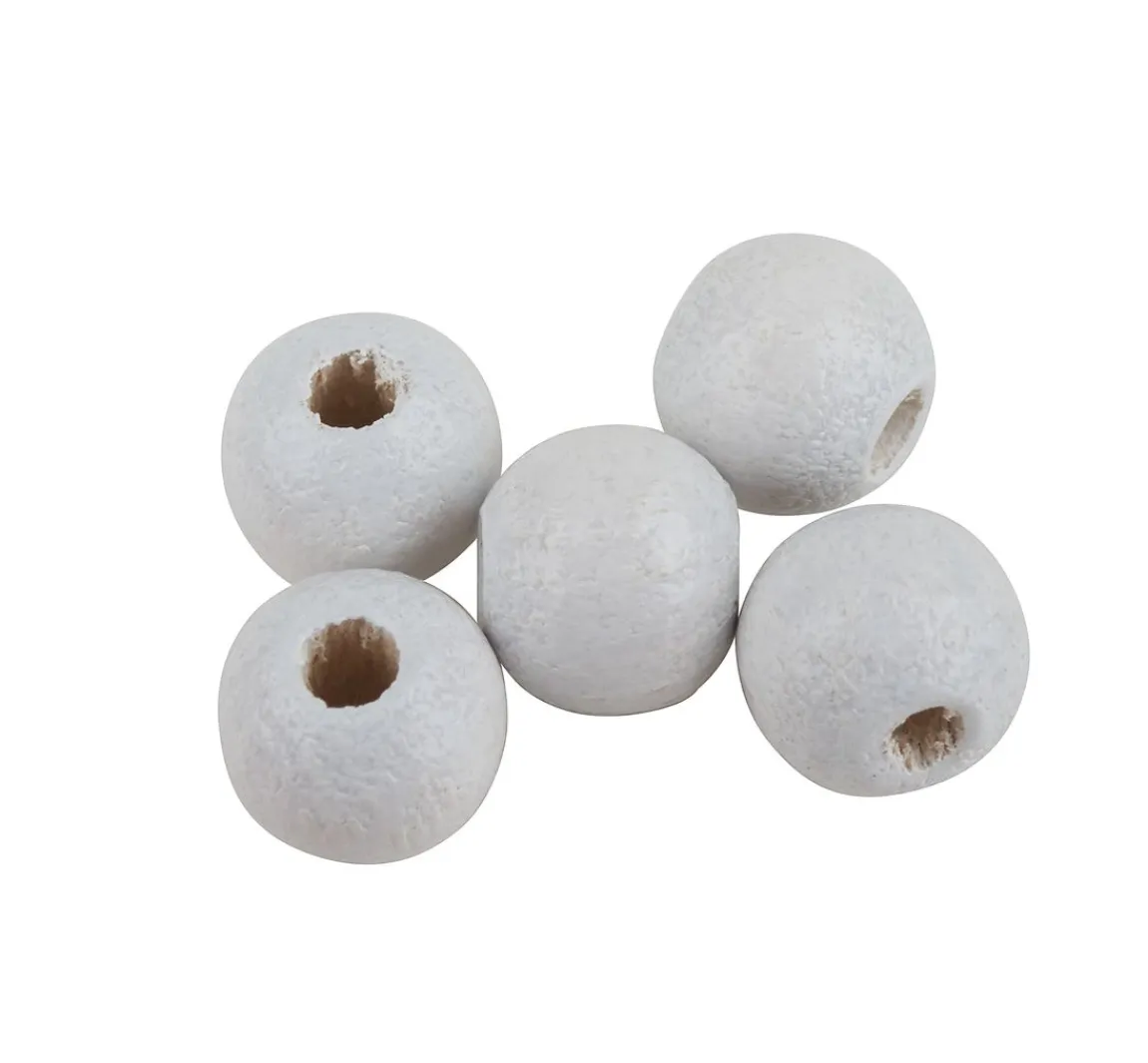 Discount KNORR prandell Holzperlen, Ø 6mm, ca. 125 Stück