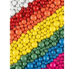 folia Holzperlen Jumbo Pack "Basic"