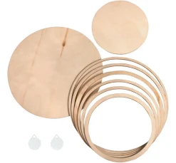 Best Rayher Holzplatten/-ringe Set