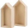 Sale Rayher Holz-Rahmen "Häuser - Hoch", 2er-Set