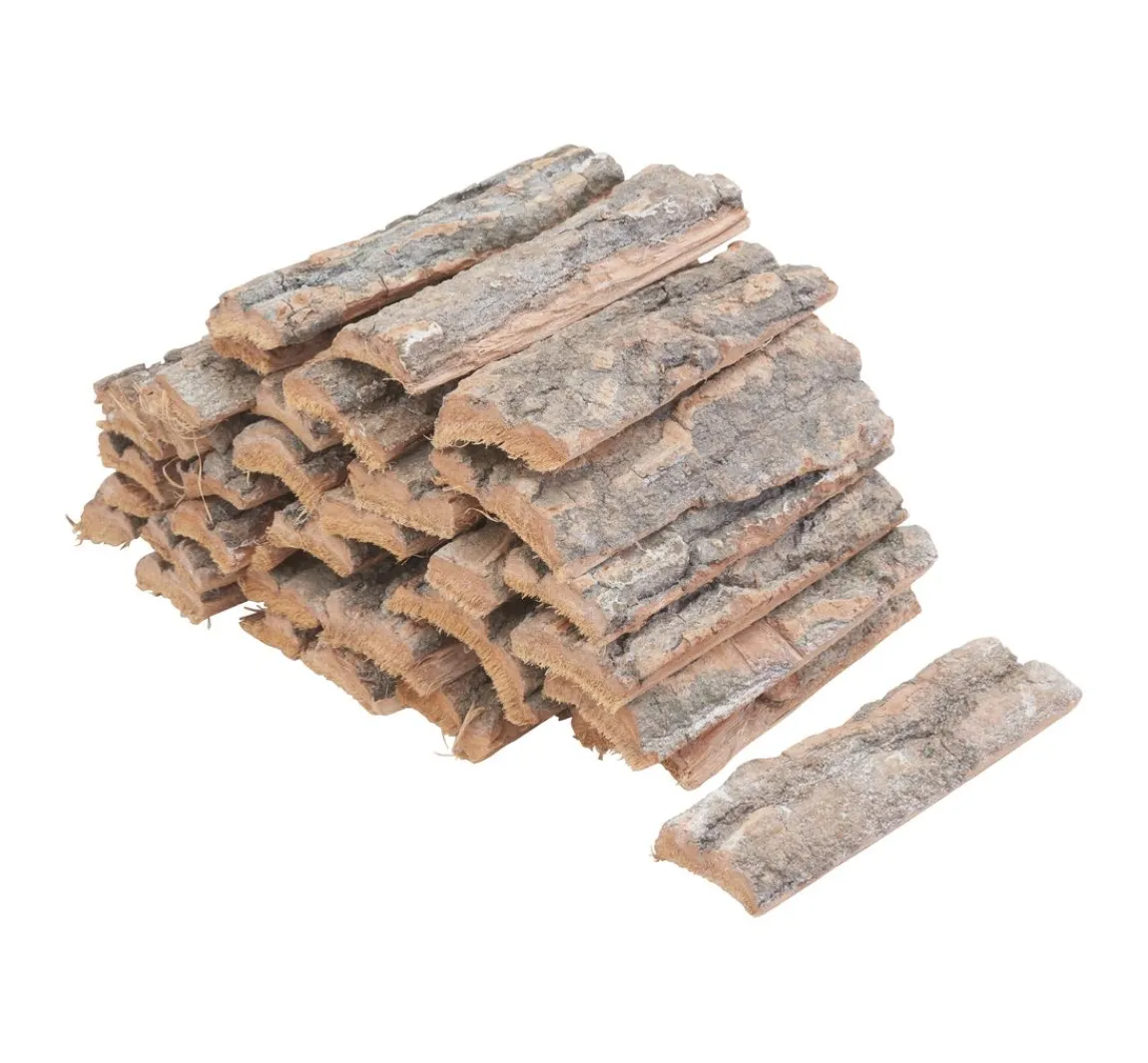 Outlet ohne Marke Holzrinden Stücke, natur