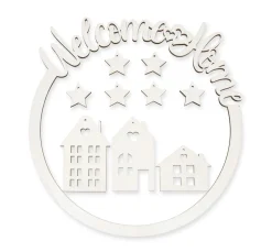 New HALBACH Holzring-Set "Welcome Home"