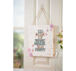 Outlet Rayher Holzschrift "Do more what makes you happy"