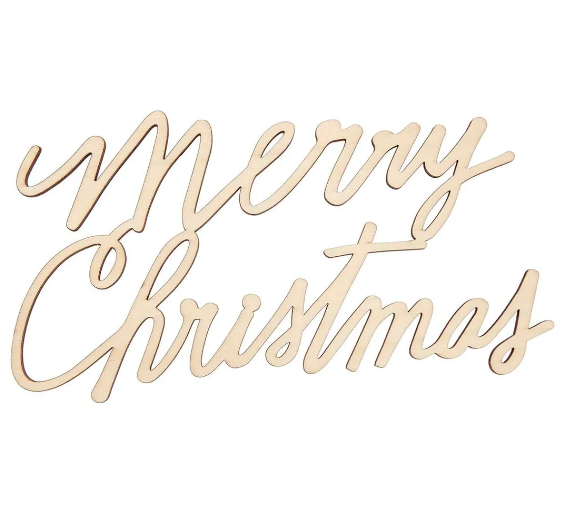 Discount Rico Design Holzschriftzug "Merry Christmas"