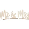 New Rayher Holz-Schriftzug "Mr & Mrs"