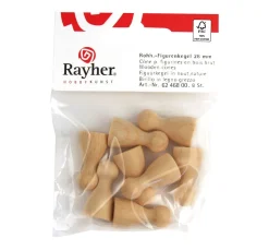 Sale Rayher Holz-Spielfigur, 28 mm, 10 Stück