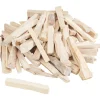Hot ohne Marke Holzstücke, Weiß gewaschen