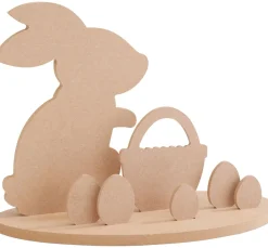 Outlet Pronty Crafts Holz-Steckmotiv "Hase im Osternest"