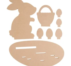 Outlet Pronty Crafts Holz-Steckmotiv "Hase im Osternest"