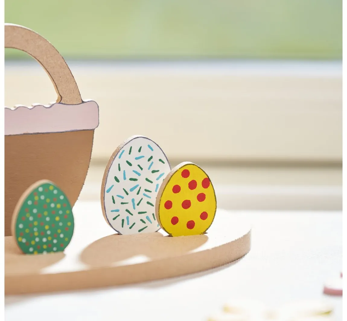 Outlet Pronty Crafts Holz-Steckmotiv "Hase im Osternest"