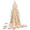 Clearance creativ company Holz-Steckmotiv "Tannentrio", Sperrholz