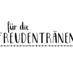 Online Heyda Holzstempel "Freudentränen"