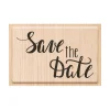 New Heyda Holzstempel "Save the Date"