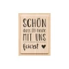Outlet Heyda Holzstempel "Schön, dass du heute mit uns feierst"