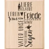 Online Heyda Holzstempel "Vater Unser"